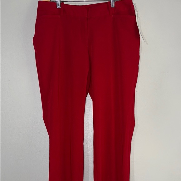 Worthington Bold Red Curvy Trousers - Picture 1 of 14